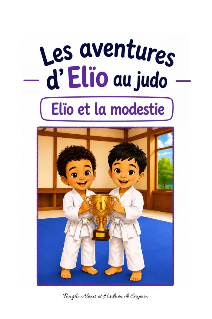 Couverture du livre Les aventures d'Elïo au judo — Elïo et la modestie